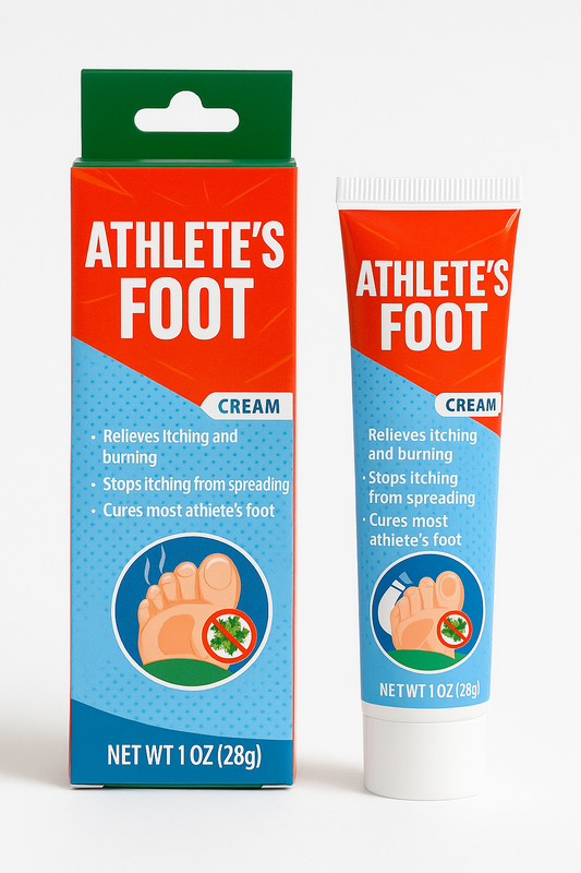 Crema Pie de Atleta + Antifúngico Potente – Alivia Picazón y Ardor