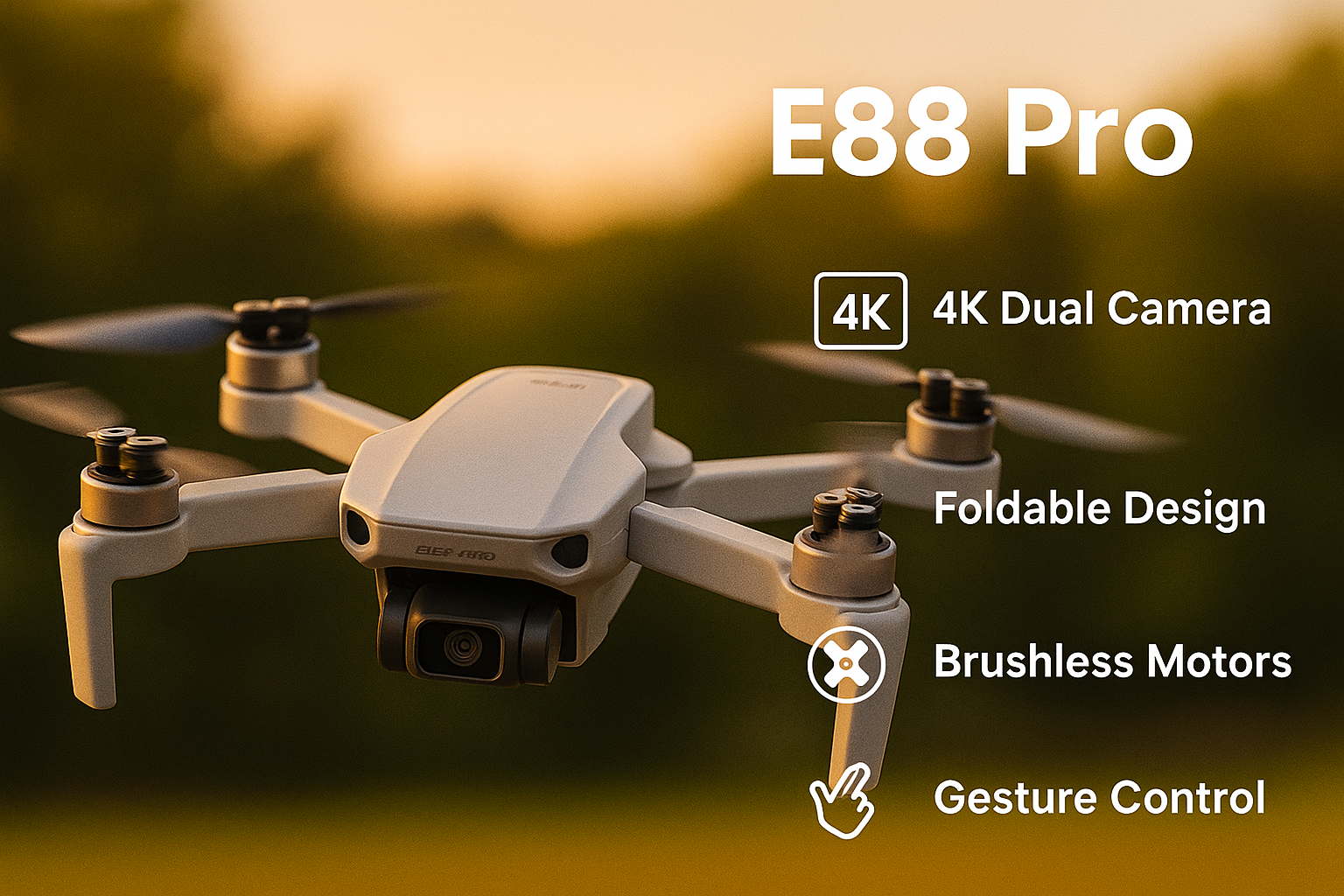 🛸✨ DRONE E88 PRO 4K