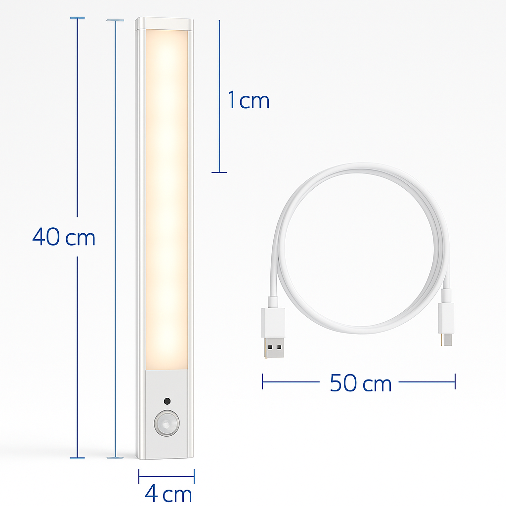 ⭐ Luz LED con Sensor de Movimiento