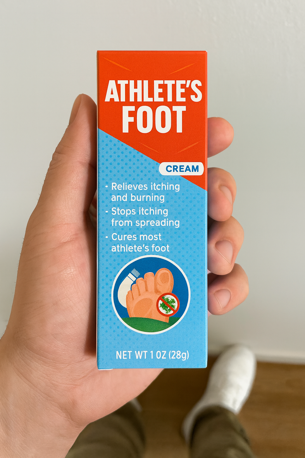 Crema Pie de Atleta + Antifúngico Potente – Alivia Picazón y Ardor