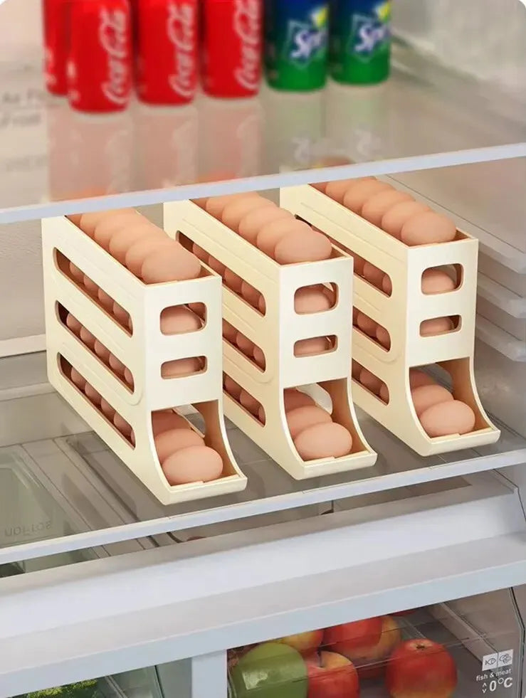 🥚✨ ORGANIZADOR DE HUEVOS 3 NIVELES