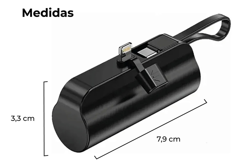 Cargador Portátil Carrello 5000mAh "TIPO C"