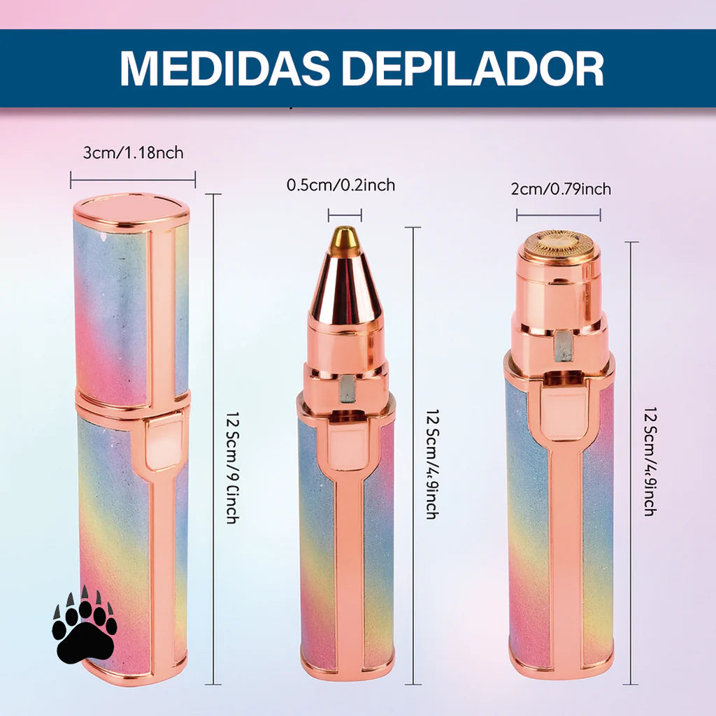 DEPILADORA FACIAL 2 EN 1